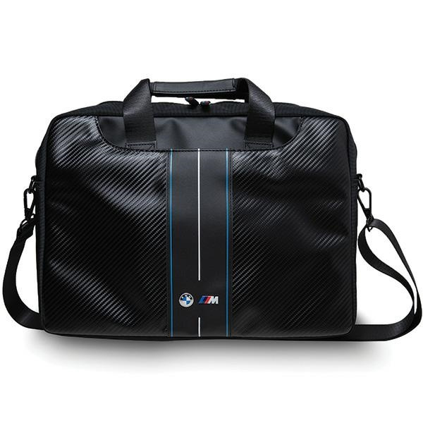 Borsa BMW BMCB15COMSCAKL 16" Nero/Nero Strisce Blu Carbonio