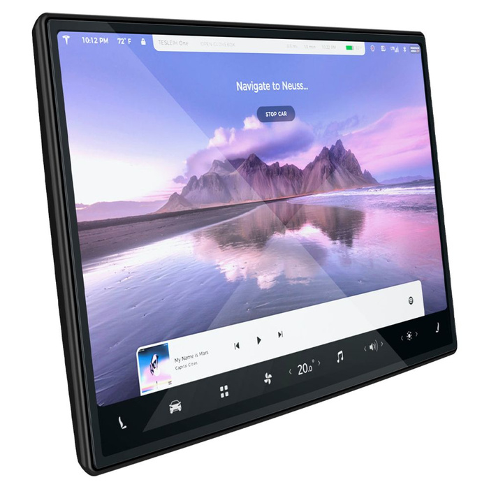 Verre trempé Spigen GLASS FC "EZ FIT" TESLA MODEL X 2022 / MODEL S 2021 BLACK