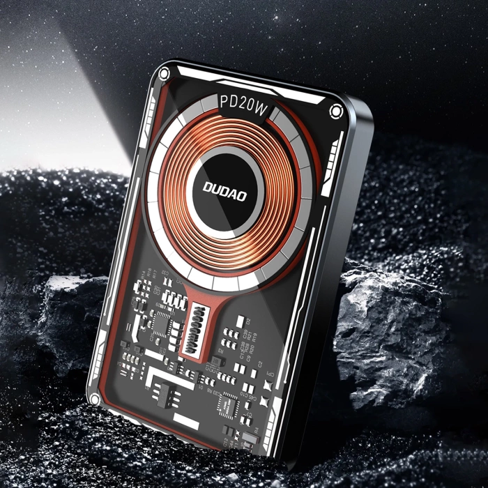 Dudao TGK1 Powerbank mit MagSafe kabellosem Ladegerät 20W 10000mAh schwarz (TGK1-black)