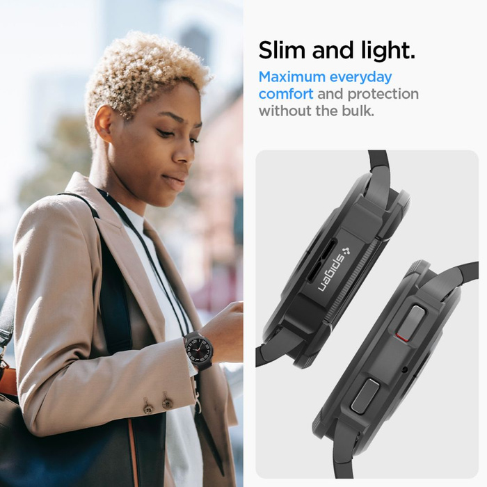 Funda Spigen Liquid Air Samsung Galaxy Watch 6 Classic (47 MM) MATTE Negro Case