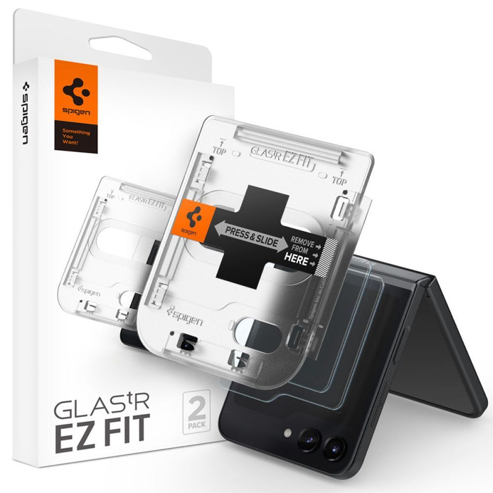 Verre trempé Spigen GLAS.TR "EZ FIT" 2-PACK GALAXY Z Fold 5 CLEAR