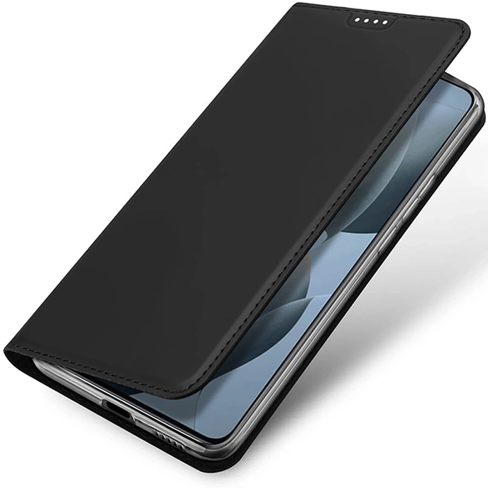 Dux Ducis Skin Pro Hülle für Xiaomi Poco X6 Pro 5G / Redmi K70E mit Klappe und Kartenfach - Schwarz