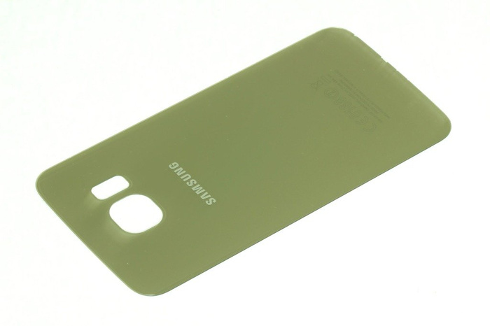 SAMSUNG Galaxy S6 Edge Akku Tür Original Grad B Platinium Gold