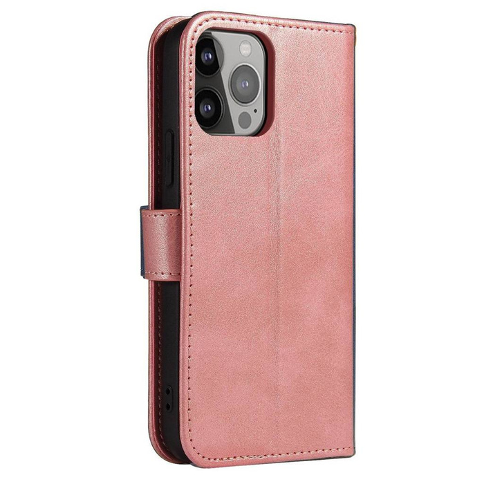 Housse Aimantée pour Xiaomi Redmi Note 12 Housse avec Support Portefeuille à Rabat Rose