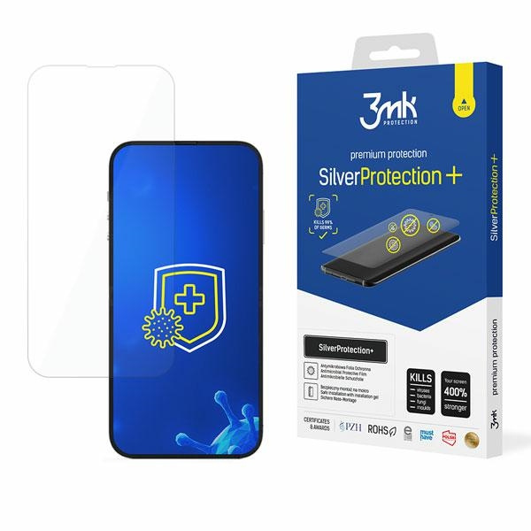 3mk Silver Protect+ iPhone 14 Max/14 Pro Max 6.7" Screen Protector Wet-mounted antimicrobial