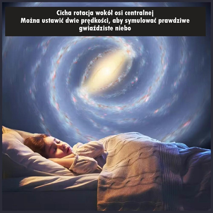 Projektor Galaktyczny MajesticLine biały