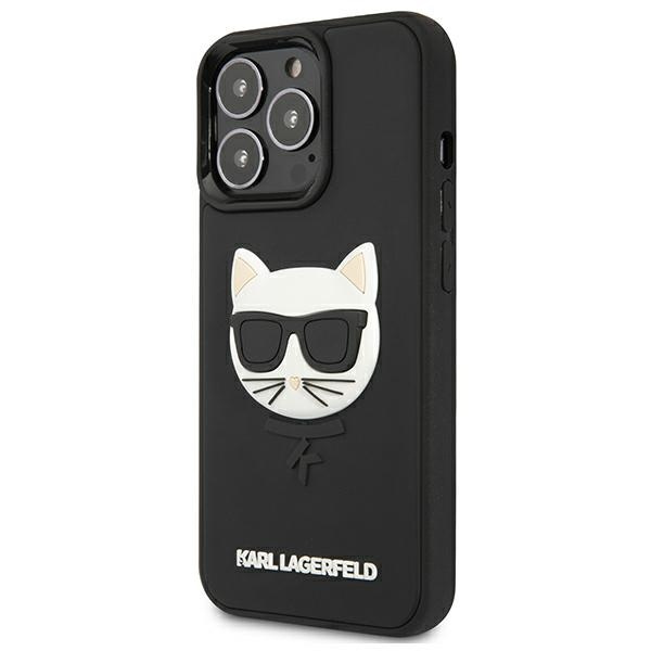 Funda KARL LAGERFELD Apple iPhone 13 Pro Max 3D Rubber Choupette Black Hardcase