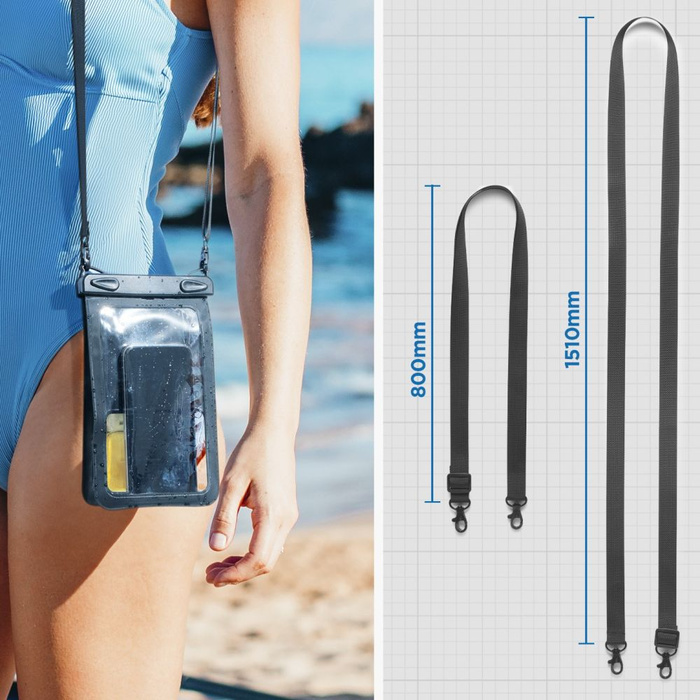 Spigen A603 UNIVERSAL IMPERMEABLE Case NEGRO