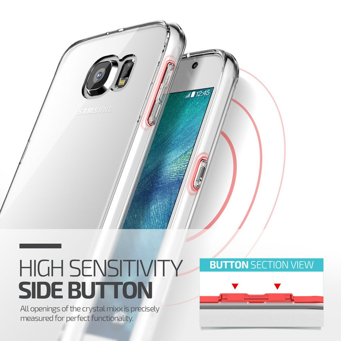 Puzdro Samsung Galaxy S6 VERUS Crystal Mixx Clear Clear ako kryt Spigen SGP