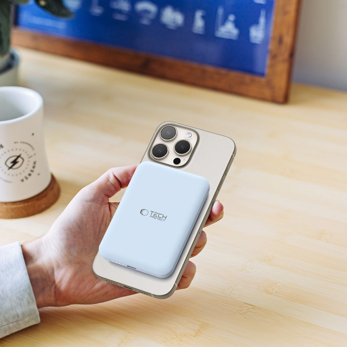 TECH-PROTECT PB10 LIFEMag MagSafe POWER BANK 5000MAH BLUE