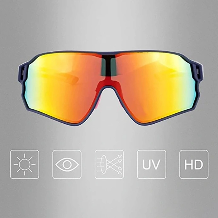 Occhiali da ciclismo polarizzati Rockbros 10134PL - blu