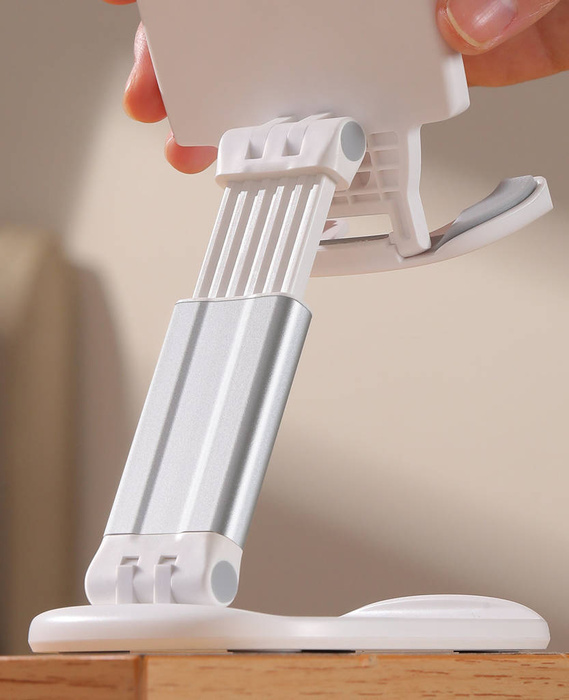 Joyroom JR-ZS371 supporto pieghevole per tablet con regolazione in altezza - bianco