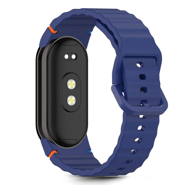 PASEK TECH-PROTECT XIAOMI SMART BAND 8 / 9 / 10 / NFC SILICONE SPORT STORM NIEBIESKI