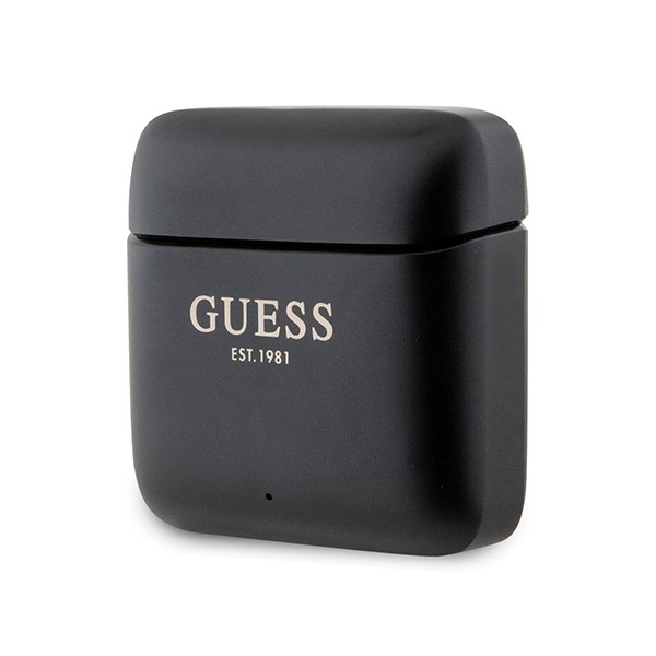 Guess casque Bluetooth GUTWSSU20ALEGK TWS + station d'accueil noir/noir Logo imprimé