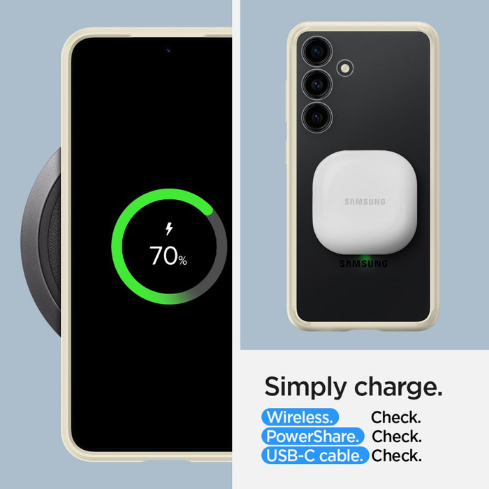 Coque Spigen Ultra Hybrid Samsung Galaxy S24 Mute Beige Case