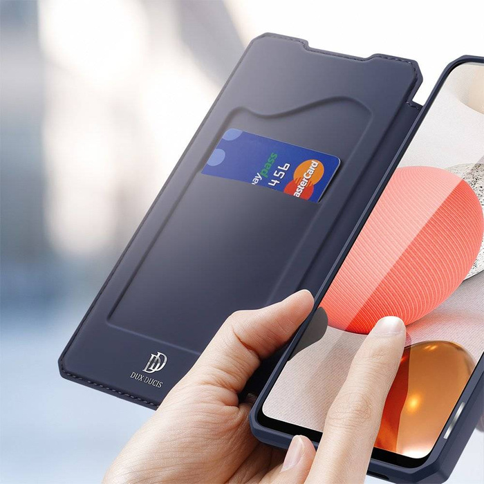 Custodia per Dux Ducis Skin X per Samsung Galaxy A42 5G blu