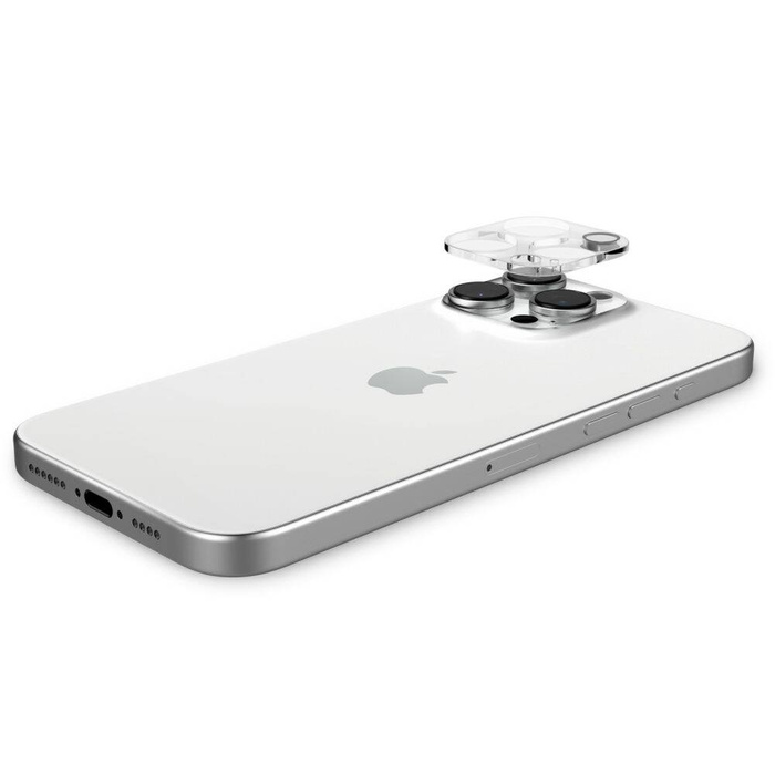 Spigen IPhone OCHRANA FOTOAPARÁTU OPTIK.TR OCHRANA FOTOAPARÁTU 2-PACK 14 PRO / PRO MAX / 15 PRO / 15 PRO MAX / 16 PRO / 16 PRO MAX CRYSTAL CLEAR