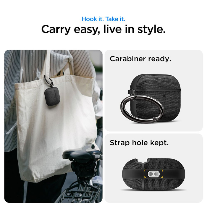 Spigen URBAN FIT Apple AIRPODS PRO 3 NOIR