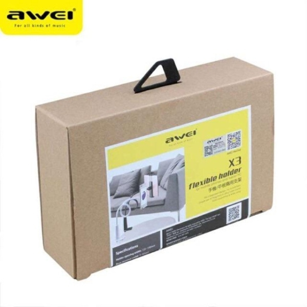 Držiak Stôl AWEI pre Telefón X3 4-10.5 Long Arm Black