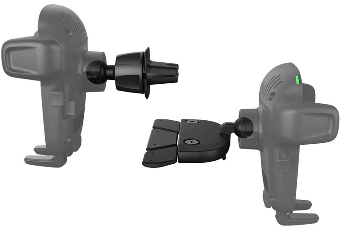 Ständer Auto zum Kühlergrill W CD Slot 2in1 IOttie Easy ONE Touch Wireless QI Mit Induktivem Laden