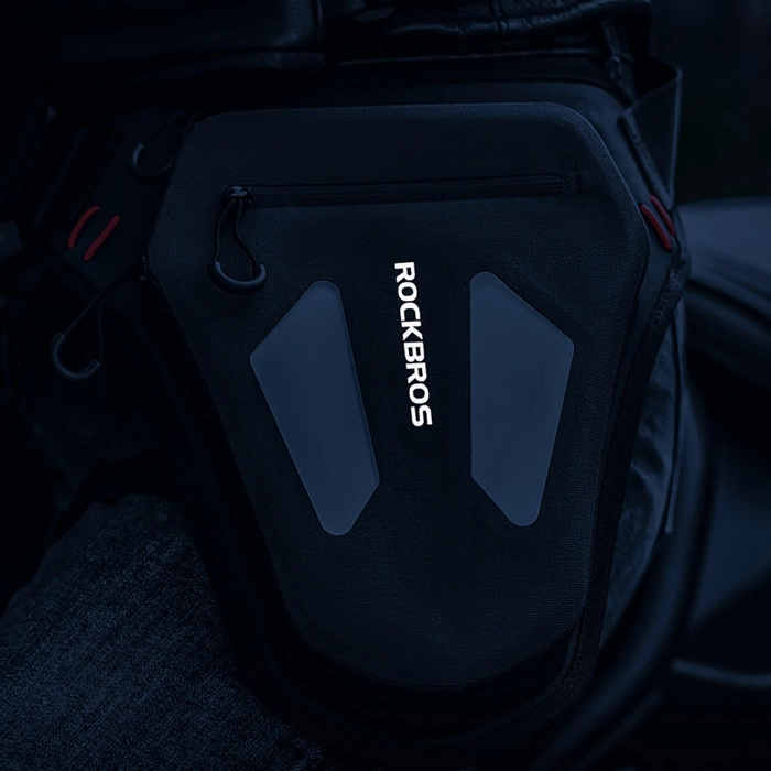 Rockbros Motorradtasche für Beine, Oberschenkel, Taille, Schulter, Schwarz