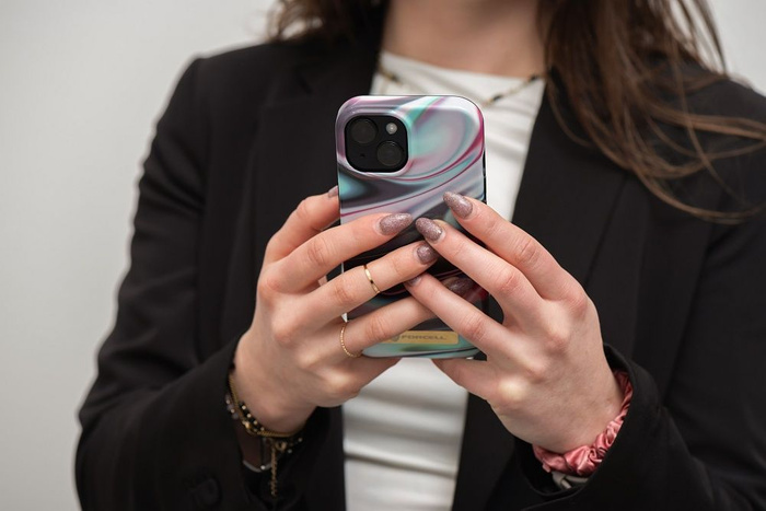 FORCELL F-PROTECT Mirage futerał kompatybilny z MagSafe do IPHONE 15 Pro Max glow