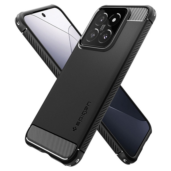Coque Spigen Rugged Armor XIAOMI 14 MATTE NOIR Case