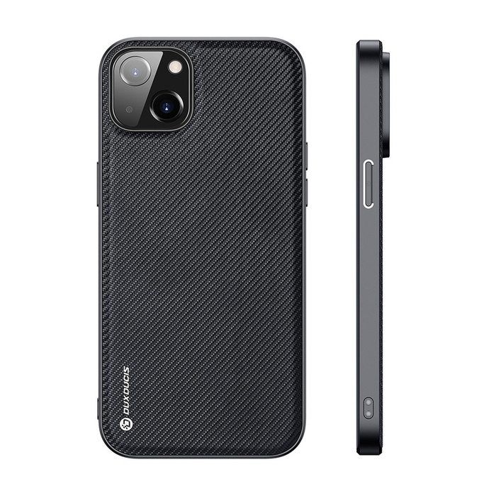 Funda Dux Ducis Fino de material nylon iPhone 14 Max negra