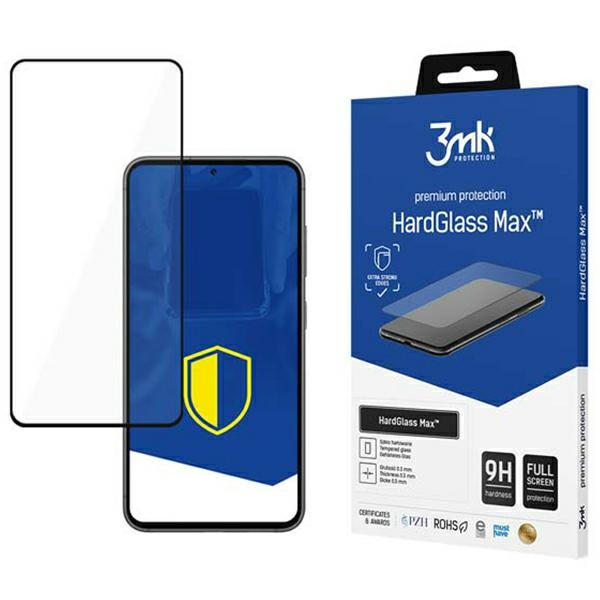 3mk HardGlass Max Sam S23 Plus černá/černá, Fullscreen Glass