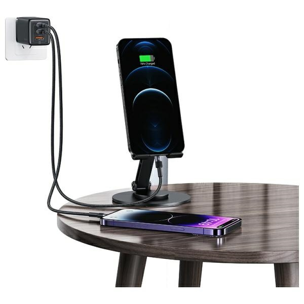 USAMS Kabel USB-C na Lightning 30W 1.2m   Aluminum Alloy Data Cable SY Series SJ729USB01 (US-SJ729)