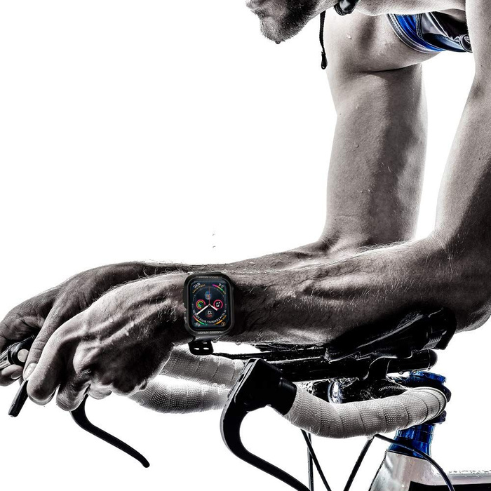 Cover SPIGEN Apple Watch 4 / 5 / 6 / SE 44mm Rugged Armor Black Black Case