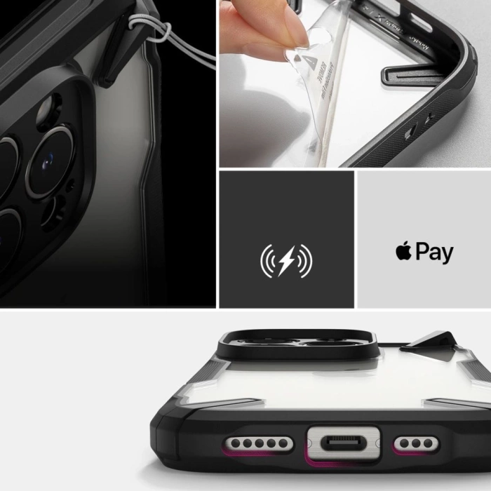 Etui RINGKE FUSION X IPHONE 16 PRO BLACK