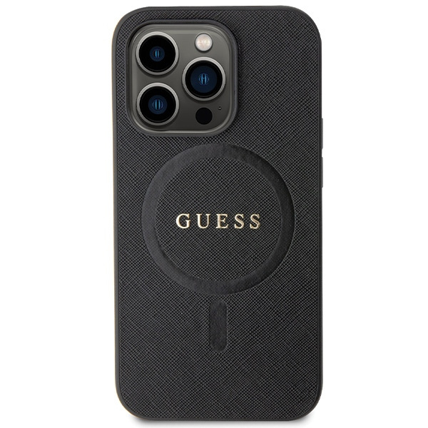 Guess GUHMP14LPSAHMCK iPhone 14 Pro 6.1" noir/noircase Saffiano MagSafe