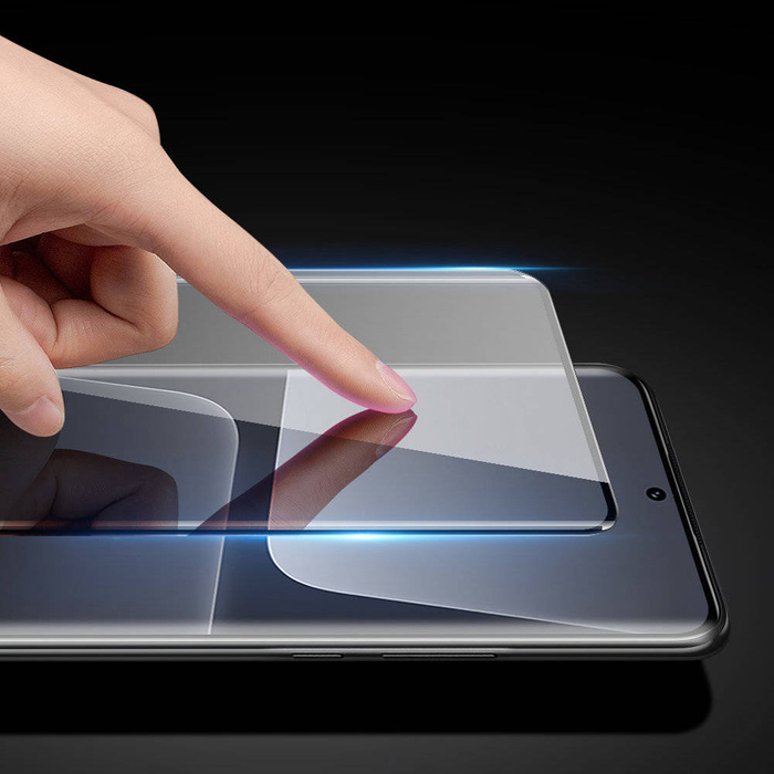 Dux Ducis Tempered Glass Zakřivené celoobrazovkové tvrzené sklo pro Xiaomi 13 Pro s černým rámečkem