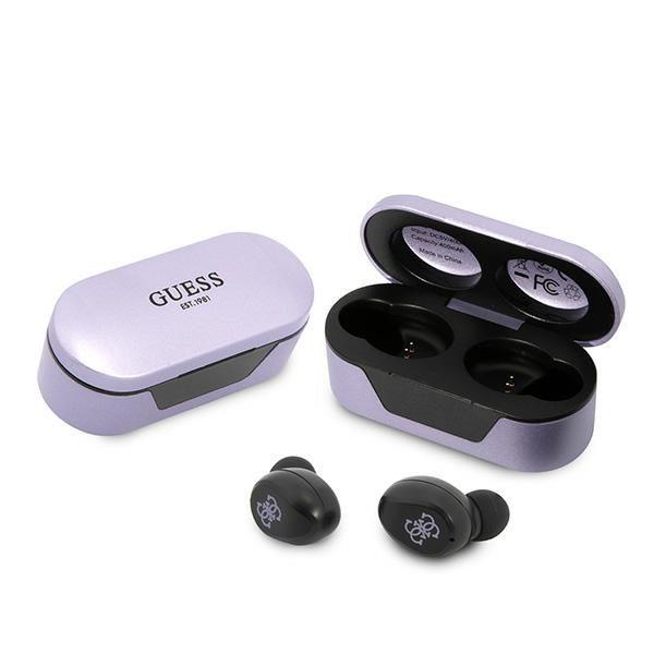 Guess casque Bluetooth GUTWST31EU TWS + station d'accueil violet/violet