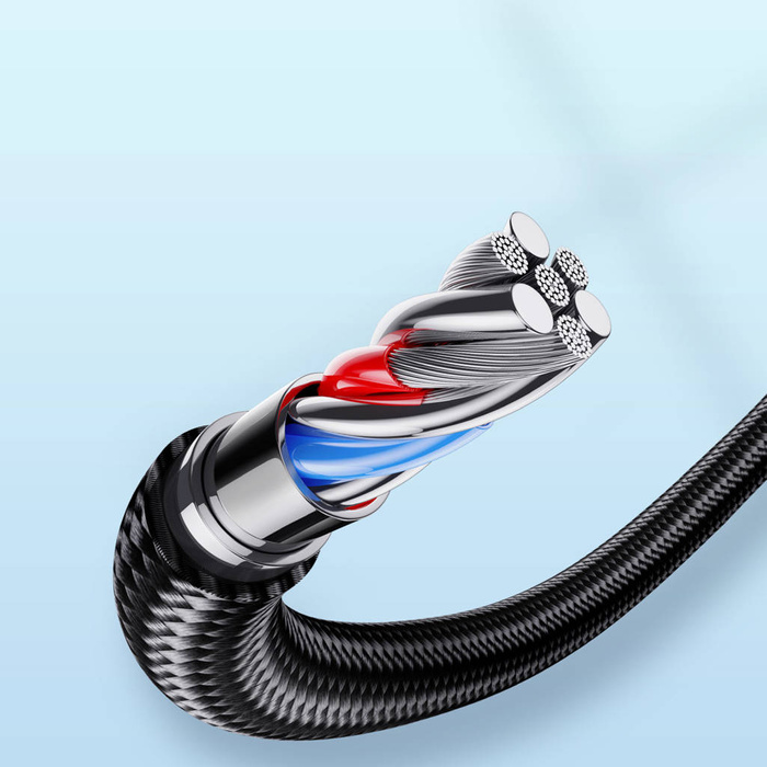 Joyroom Kabel USB - Lightning 2.4A A10 Serie 1,2 m schwarz (S-UL012A10)