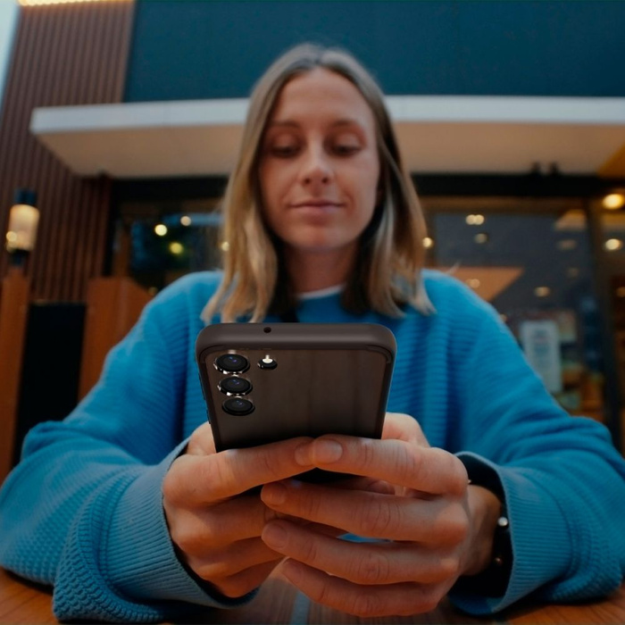 Cover Spigen Ultra Hybrid Galaxy S23 MATTE Nero Case