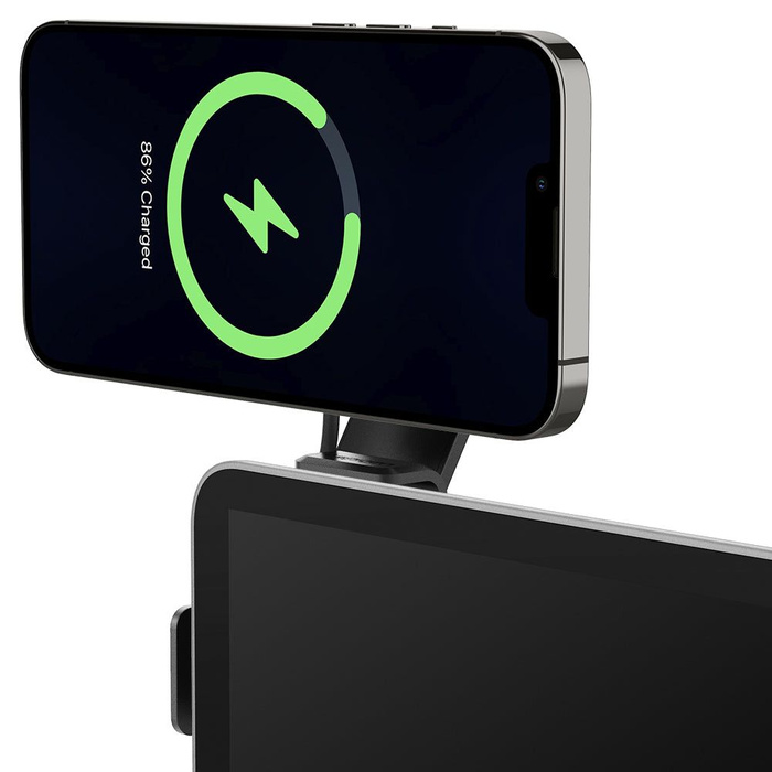 Mount Spigen ITT90W ONETAP MagNETIC MagSafe SCREEN CAR MOUNT WIRELESS CHARGER TESLA MODEL 3 / Y / X / S BLACK