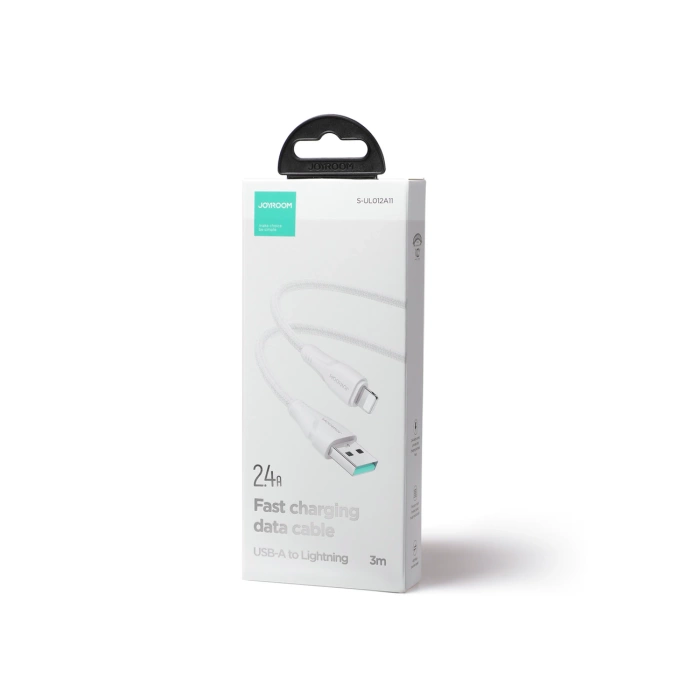 Joyroom Surpass Series A11 USB-A / Lightning 2,4A Kabel 3 m - Weiß