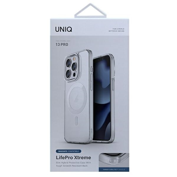 Funda Uniq LifePro Xtreme iPhone 13 Pro/13 6.1" transparente/cristalina MagSafe