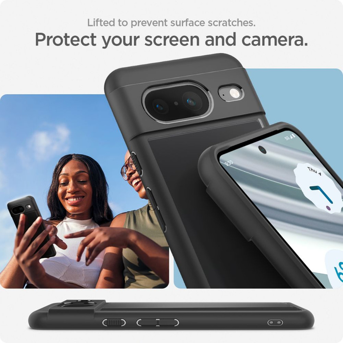 Telefontok Spigen Ultra Hybrid Google Pixel 8 MATTE Fekete Case