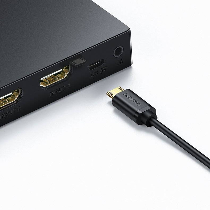 Commutateur répartiteur Ugreen commutateur répartiteur HDMI - 3x HDMI 3D 4K 7,5 Gbps 36 bits par canal noir (40234)