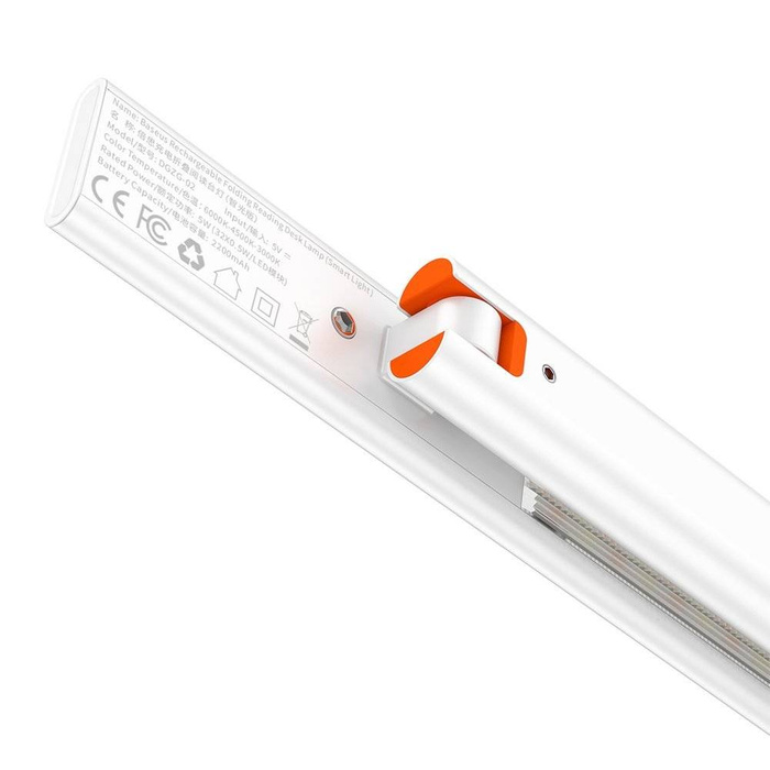 Baseus Smart Eye lampada da lettura pieghevole ricaricabile a LED (Smart Light) bianca (DGZG-02)