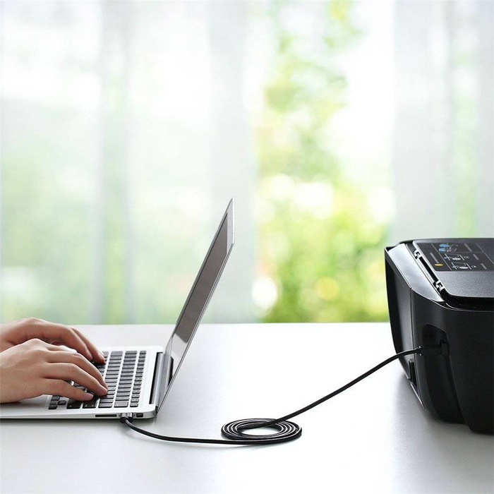 Câble Ugreen USB - Câble USB Type B (câble d&#39;imprimante) 3m noir (10351)