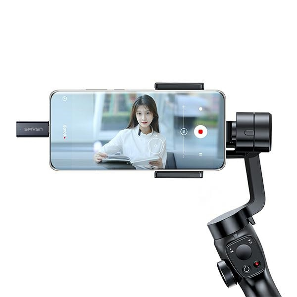 USAMS ENC 2.4G Wireless Lavalier Microphone USB-C + 2x adaptateur ZB247MKF01 (US-ZB247)