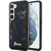 Hülle Guess GUHCS23MHTMRSK S23 Plus S916 schwarz/schwarz hartcase Golden Marble Kollektion Case