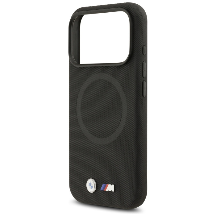 Etui BMW M FW Metal Logo MagSafe do      iPhone 17 Pro czarny