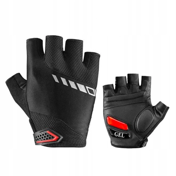 Guanti da ciclismo Rockbros S143-BK XL con inserti in gel - neri