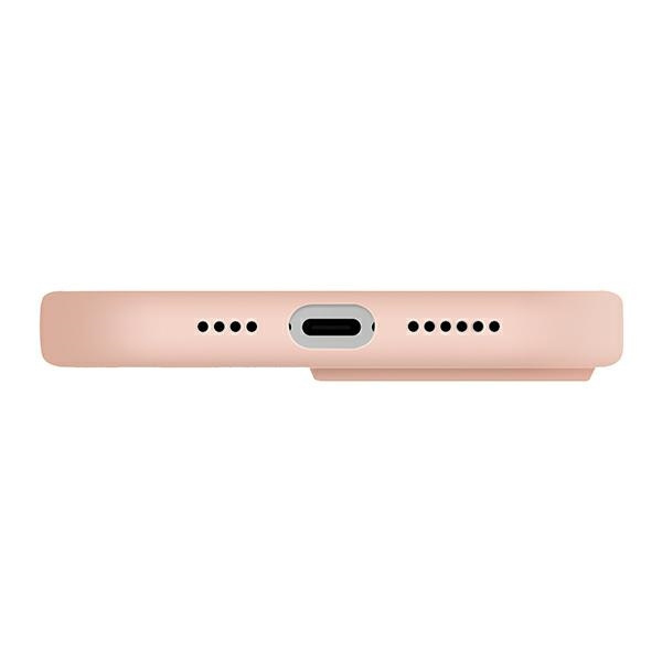 UNIQ hülle Lino Hue iPhone 14 Pro Max 6.7" MagKlick Aufladen rosa/rosa