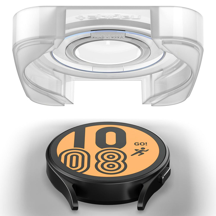 Vidrio Templado Spigen GLAS.TR "EZ-FIT" pAQUETE DE 2 Galaxy Watch 4 / 5 (44 MM)